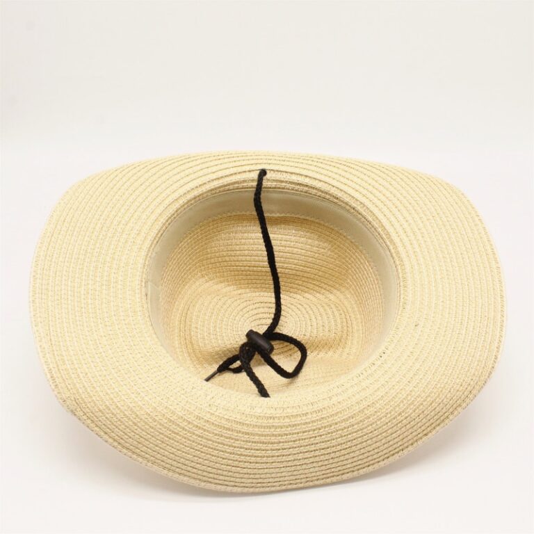 Chapeau Cowboy Paille Texas Lipodo - Made In Italy Avec Jugulaire Unisexe