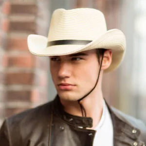 Chapeau De Paille Avec Cordon