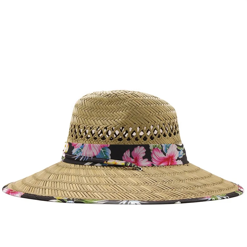 Chapeau De Paille Avec Fleurs