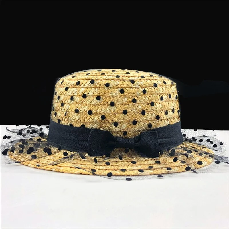 Chapeau De Paille Avec Voile