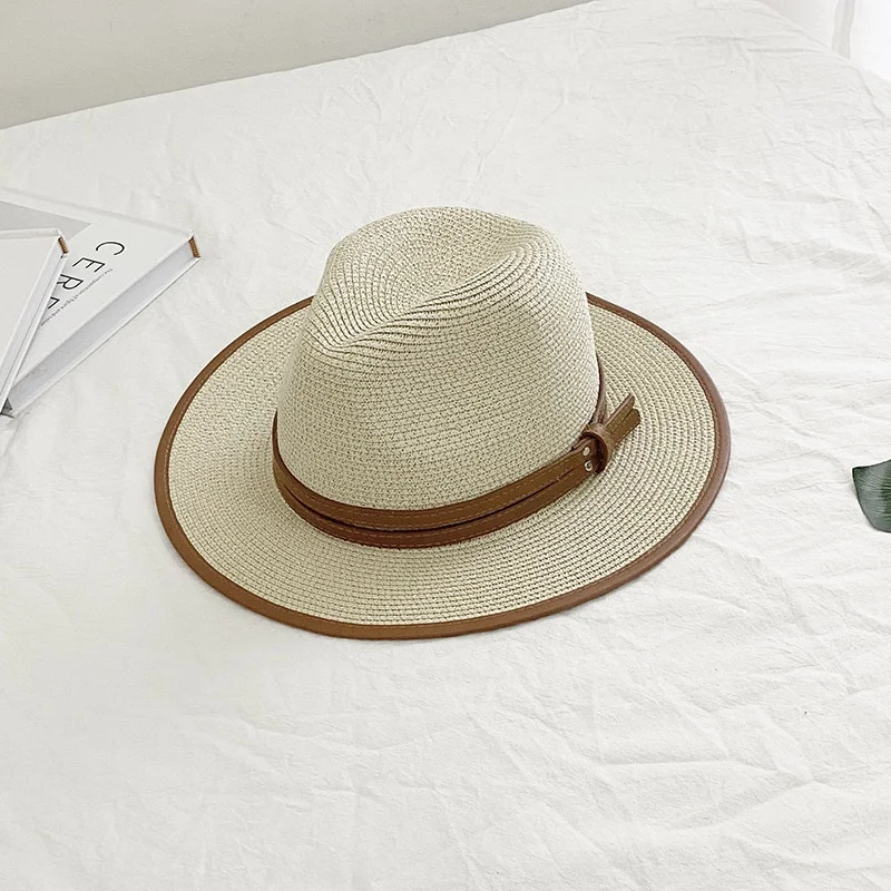 Chapeau De Paille Beige Homme