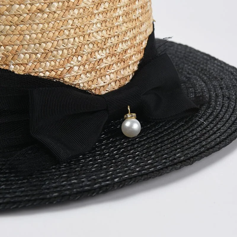 Chapeau De Paille Bicolore