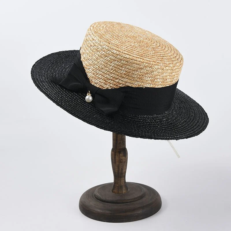 Chapeau De Paille Bicolore