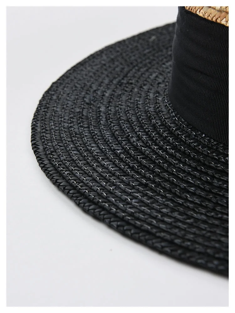 Chapeau De Paille Bicolore
