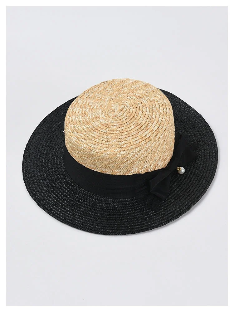 Chapeau De Paille Bicolore
