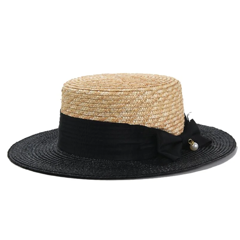 Chapeau De Paille Bicolore