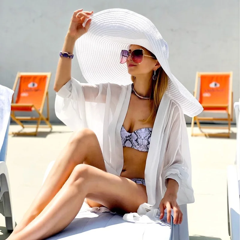 Chapeau De Paille Blanc