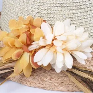 Chapeau De Paille Fleuri