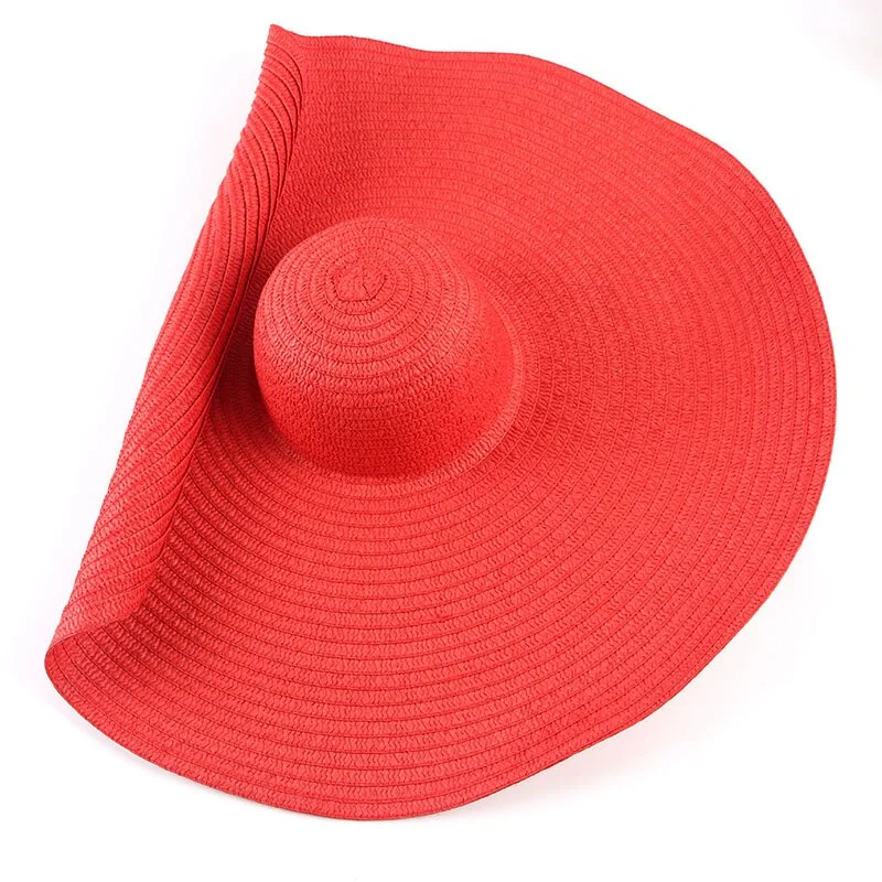 Chapeau De Paille Rouge
