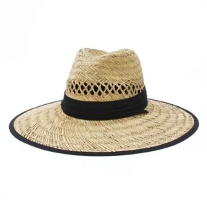 Chapeau De Paille Ruban Noir