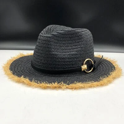 Chapeau de Paille Avec Frange